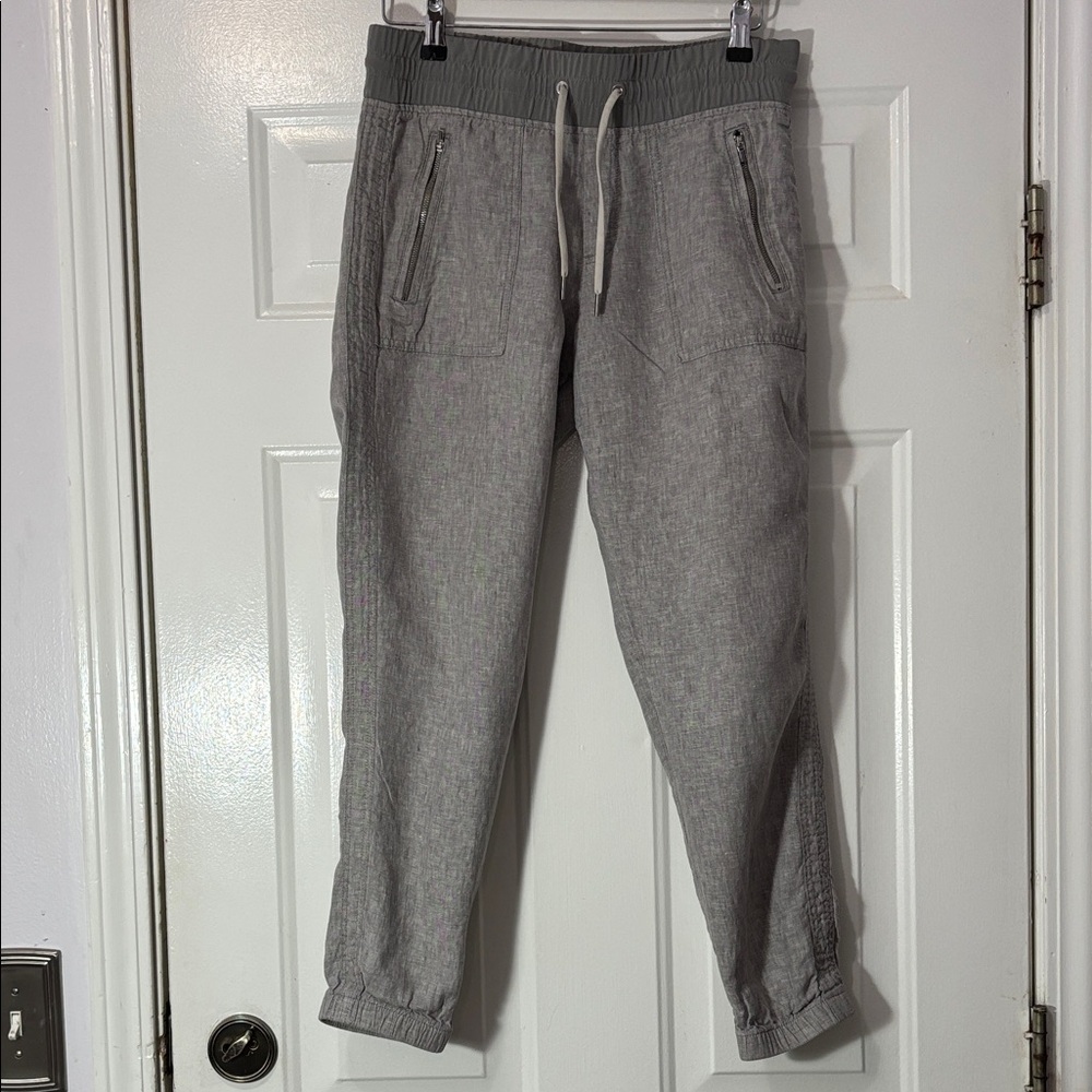 Athleta brand linen joggers Size 6